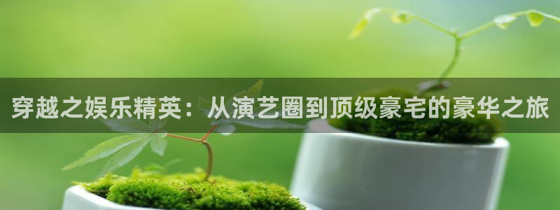 聚彩3官网登录：穿越之娱乐精英：从演艺圈到顶级豪宅的豪华之旅